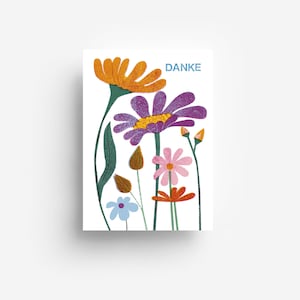 Danke Postcard DIN A6
