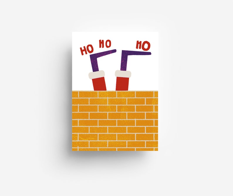 Cartolina di Babbo Natale DIN A6 immagine 1