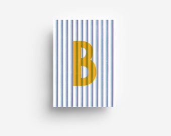 Alphabet Postcard "B" DIN A6