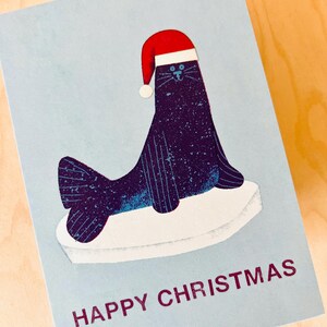 Carte postale avec sceau de Noël DIN A6 image 3
