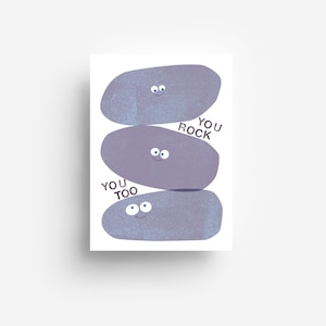 You Rock Postcard DIN A6