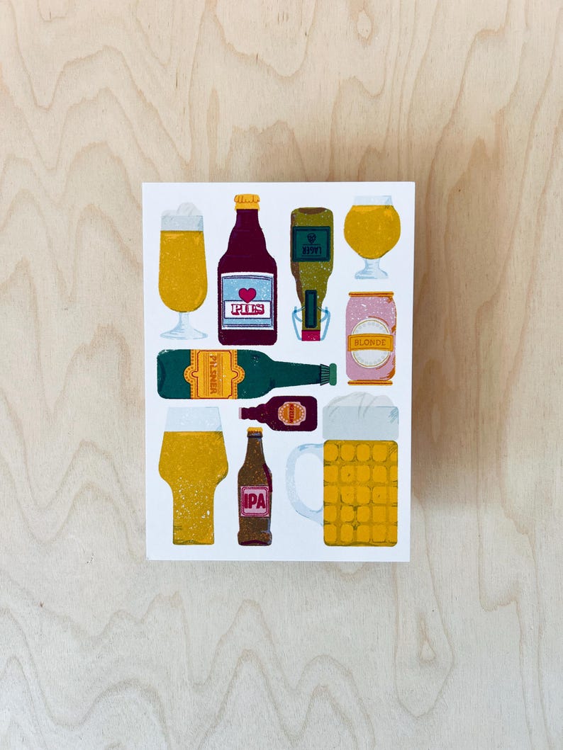 Carte postale de bière DIN A6 image 4