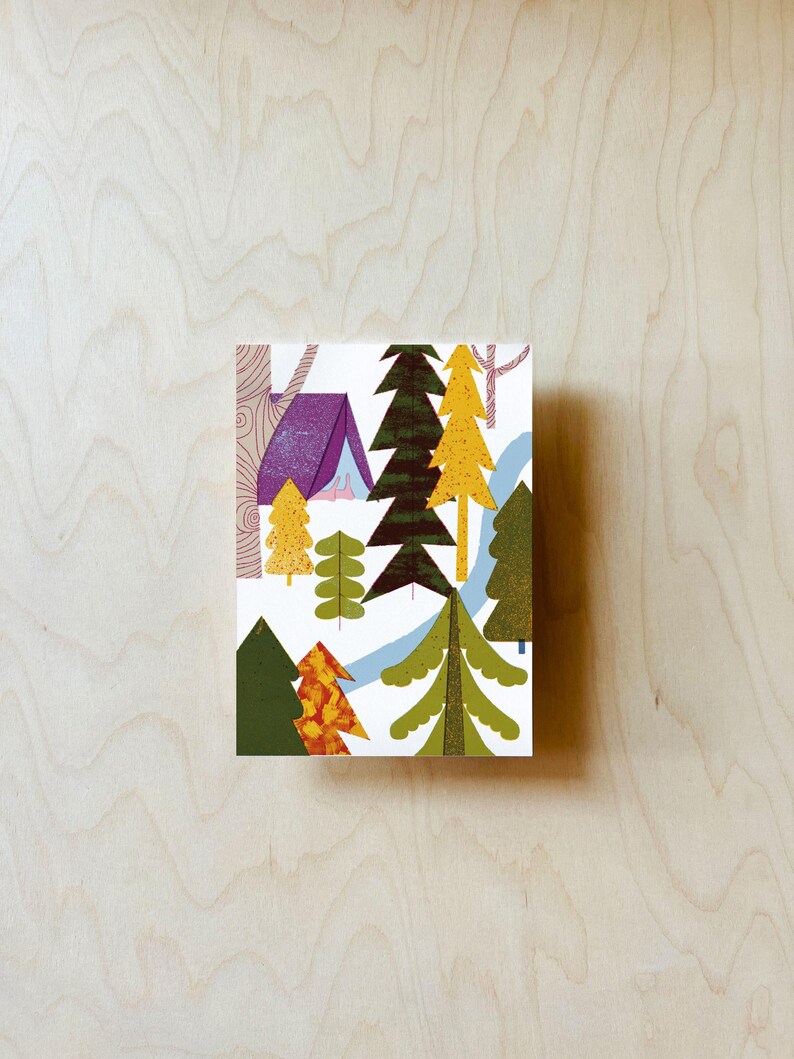 Carte postale de camping DIN A6 image 3
