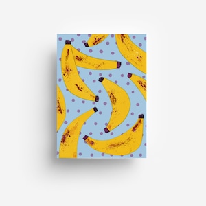 Cartolina banana DIN A6