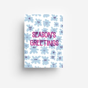 Flakes Postcard DIN A6