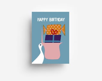 Pelican Postcard DIN A6
