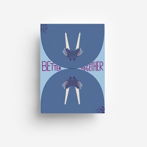 Better Together Postcard DIN A6