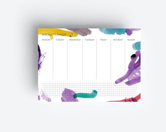 Weekly Planner Note Pad DIN A5