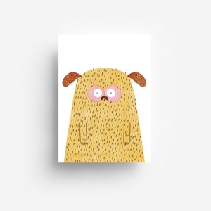 Postal Pug DIN A6