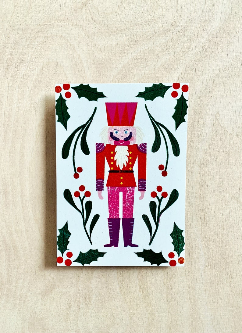 Cartolina Schiaccianoci DIN A6 immagine 4