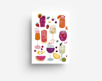 Drinks Postcard DIN A6