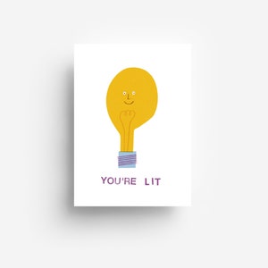Lit Postcard DIN A6