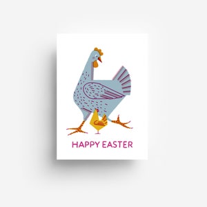 Cartolina di buona Pasqua DIN A6