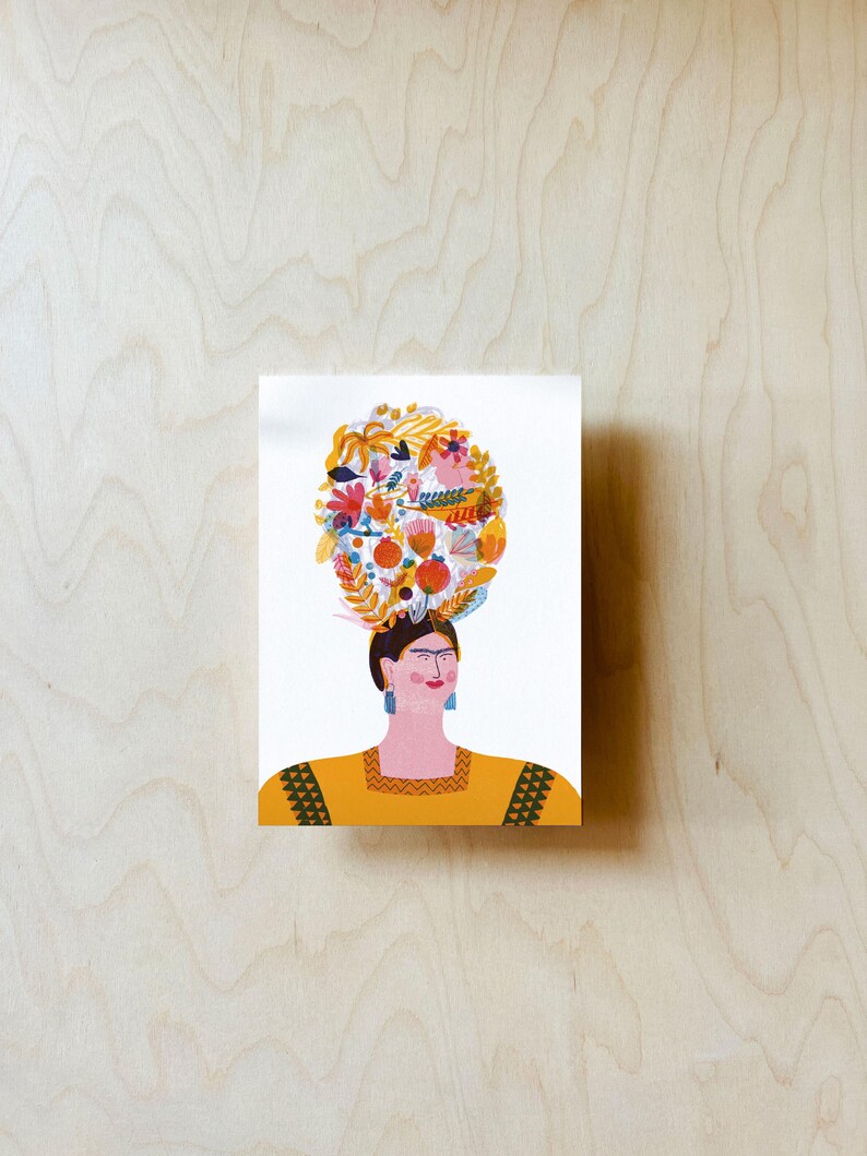 Cartolina Frida DIN A6 immagine 3