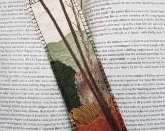 Autumn Warmth Art Quilt Bookmark