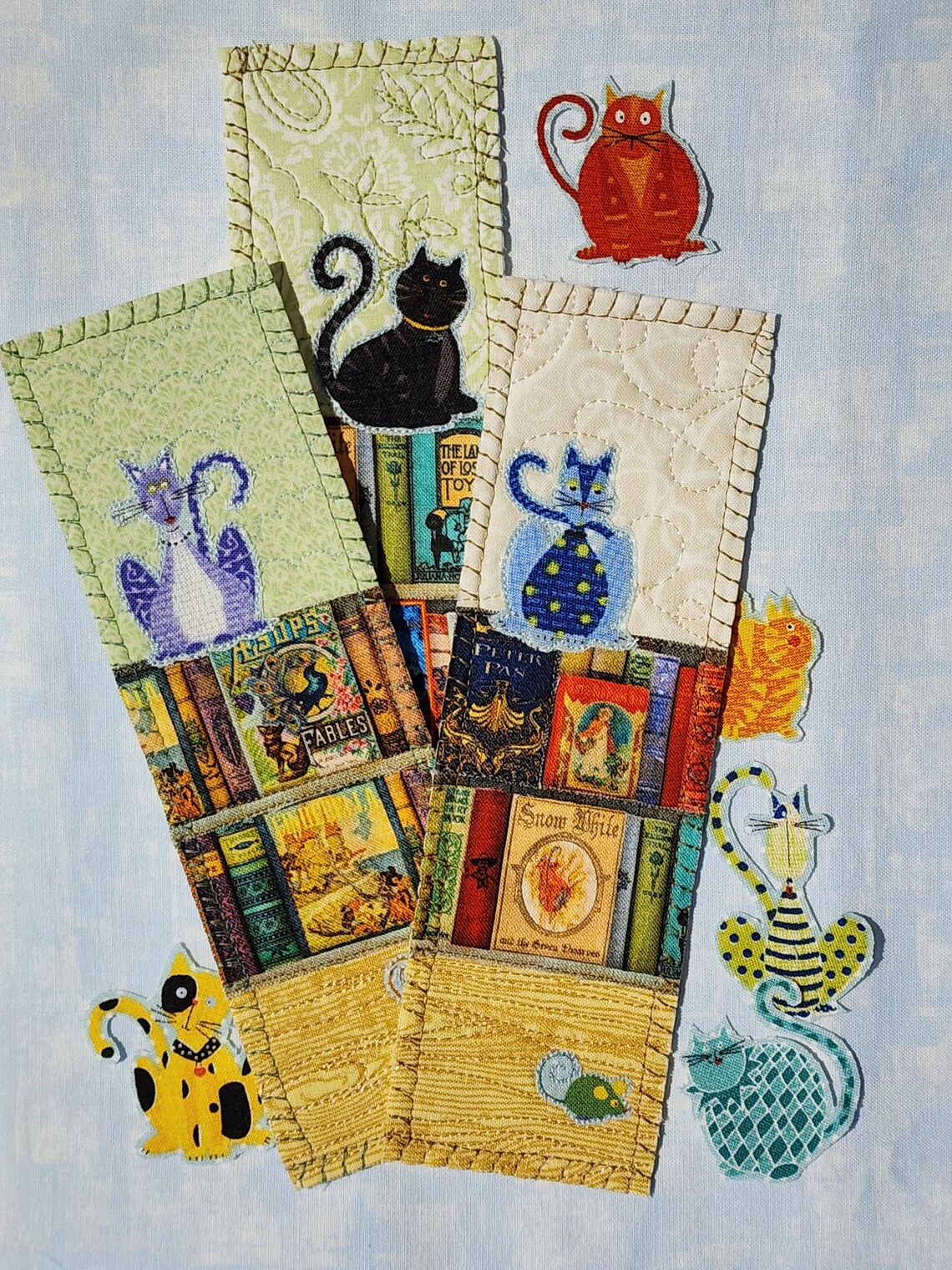 Library Cats Bookmark Kit - Etsy
