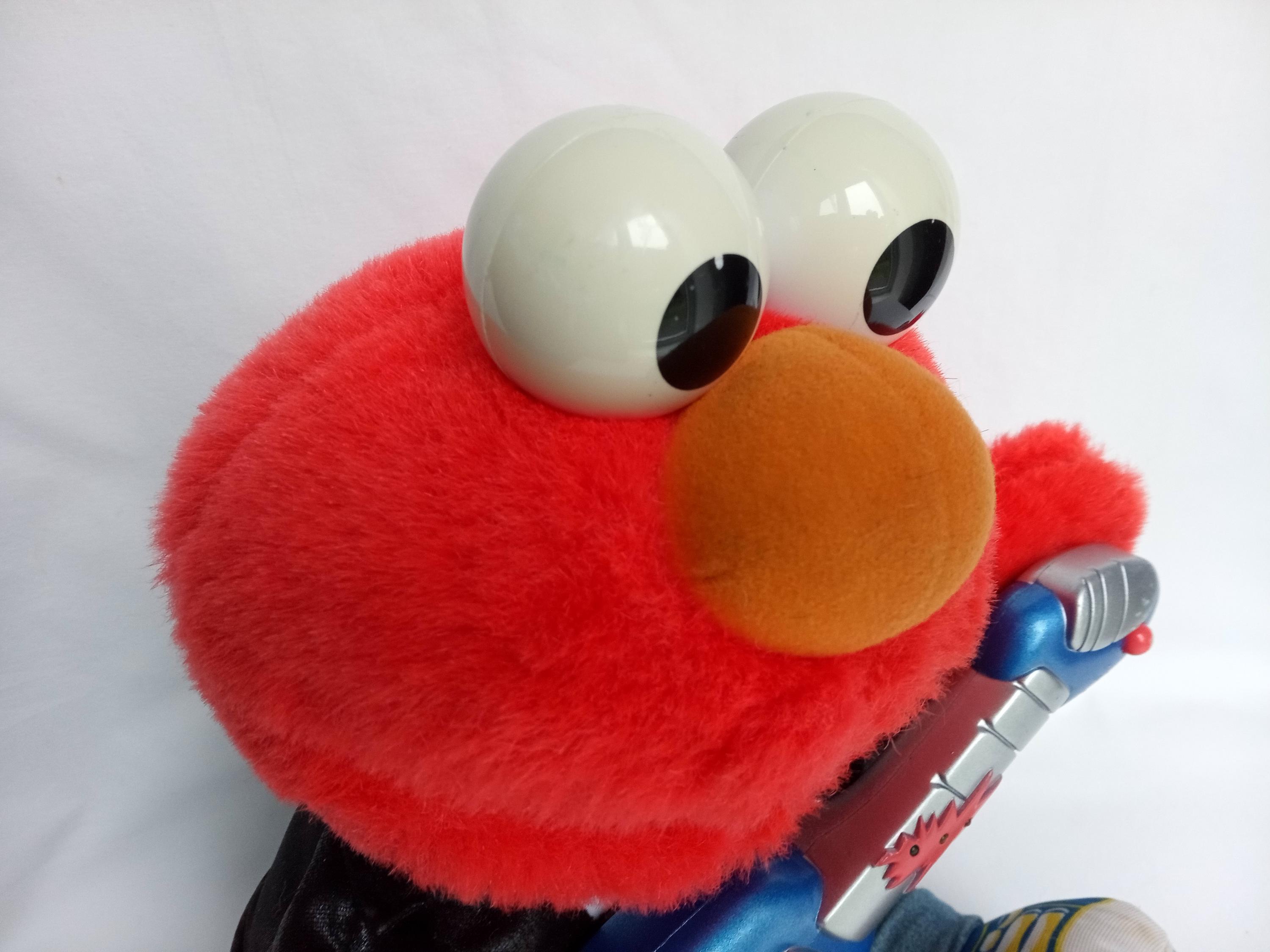 Elmo Rocke ELMO Rock & Roll Animated/tyco Plush 1998/the Jim Henson/vintage ...