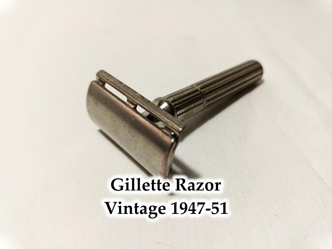 Gillette Razor 1947-1951 - Vintage Retro - Etsy