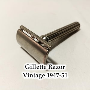 Gillette Razor 1947-1951 - Vintage retro