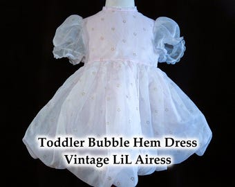 Vintage Lil Airess 2T galajurk – Ballonzoom & goud/zilveren details – Retro charme