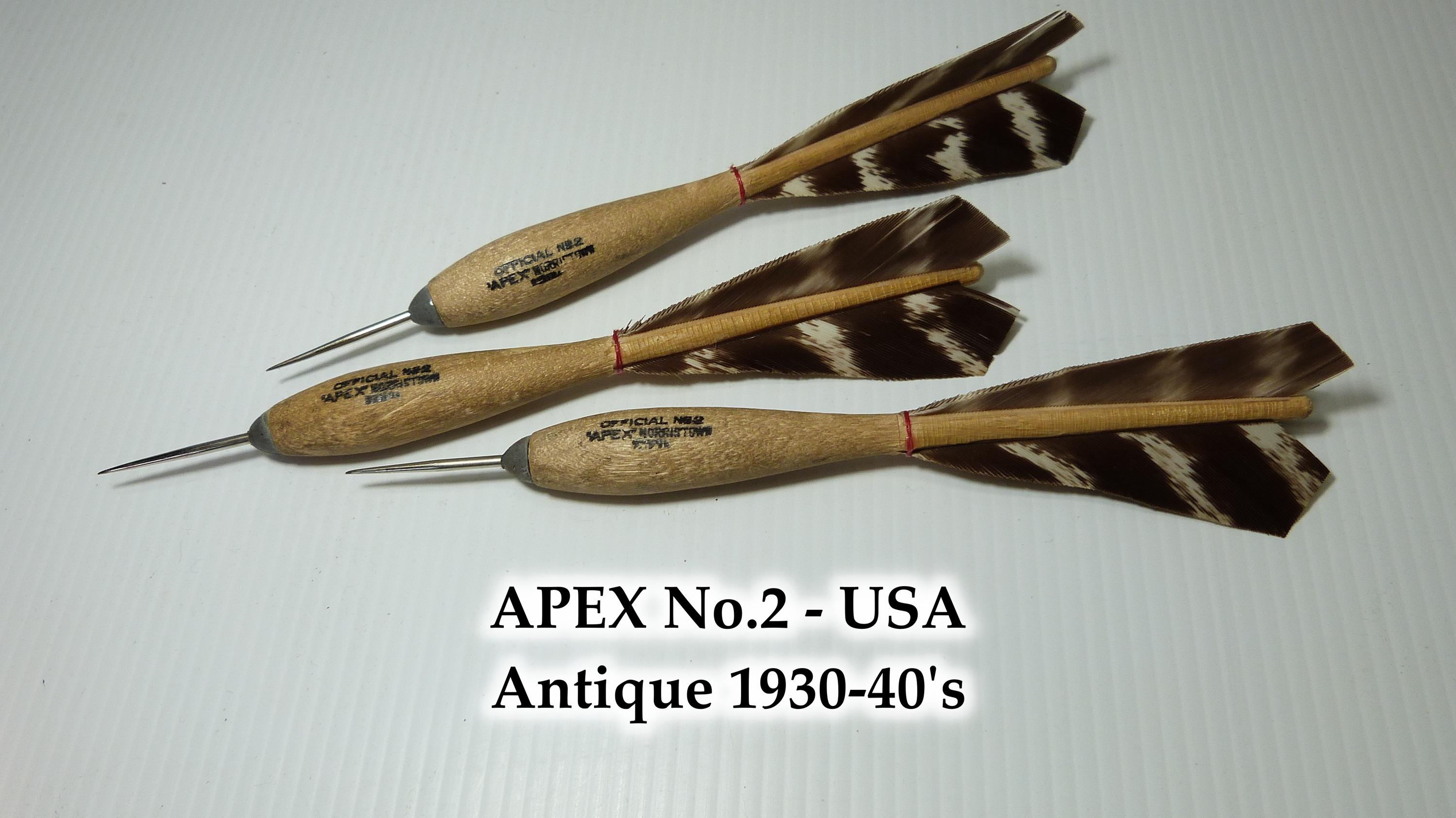 Apex Official No.2 Wooden Darts - USA - Antique 1930-40's - Etsy