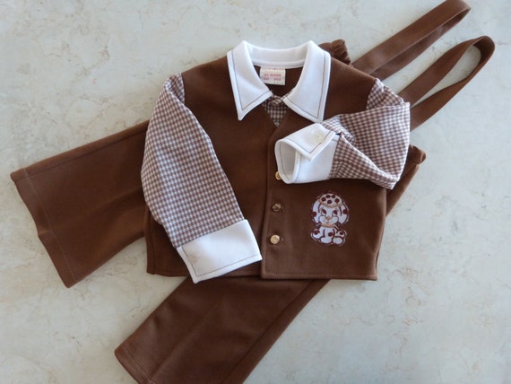 Dress 18 Months Old Blue Plaid Vintage And Elegant An Gem