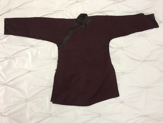 1940's Chinese traditional handmade woman's purpl