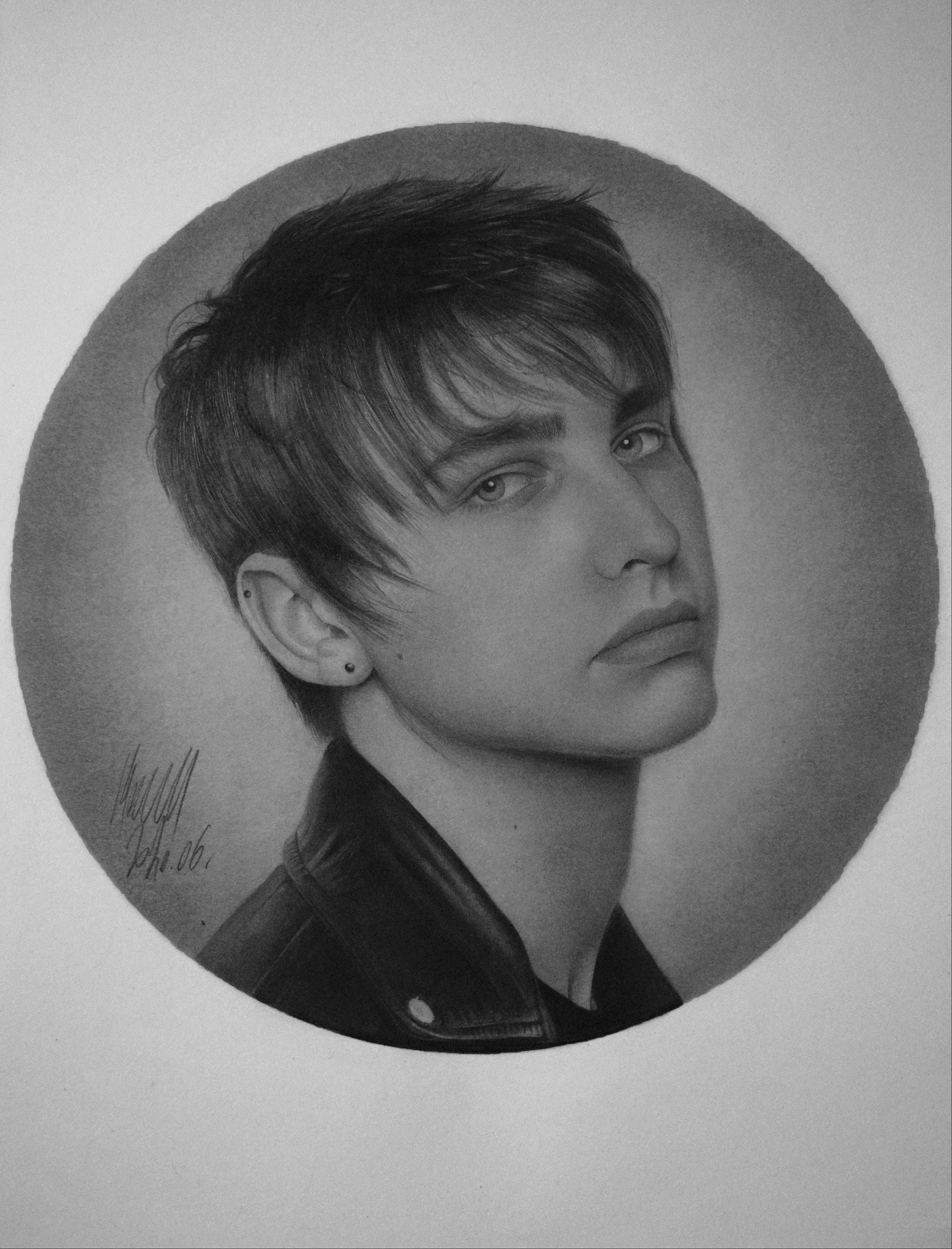 Origina Pencil Portrait of Colby Brock Etsy