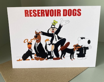 Reservoir Dogs Greeting Card 7 x 5