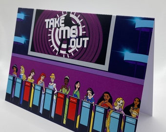 Disney Princess Take Me Out Greeting Card
