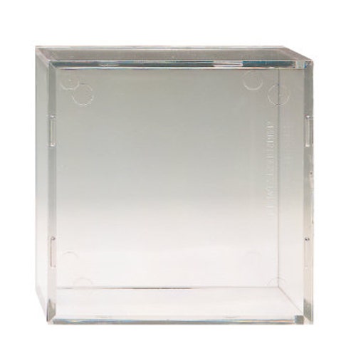 Clear Display Case With Custom Aluminum Plate Etsy