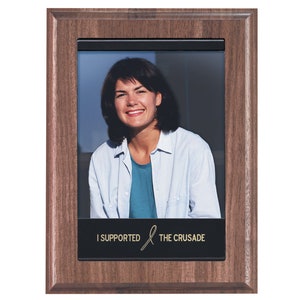 6&quot; x 8&quot; Recognition Pocket Photo Holder Plaque