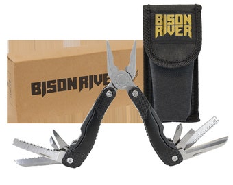 4" Black 13 Function Multi Tool with Nylon Sheath