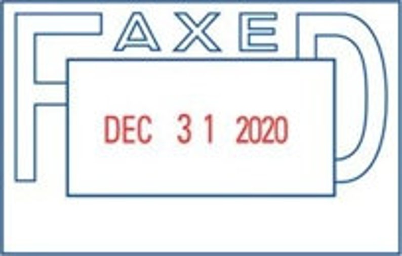 Premade and Pre-Inked Dater Stamp, Non-Customizable, Stock Stamp