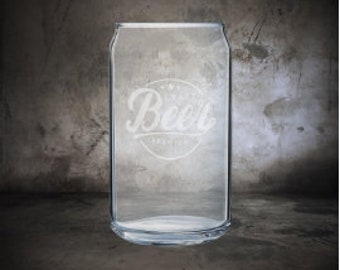 16 oz. Can Glass