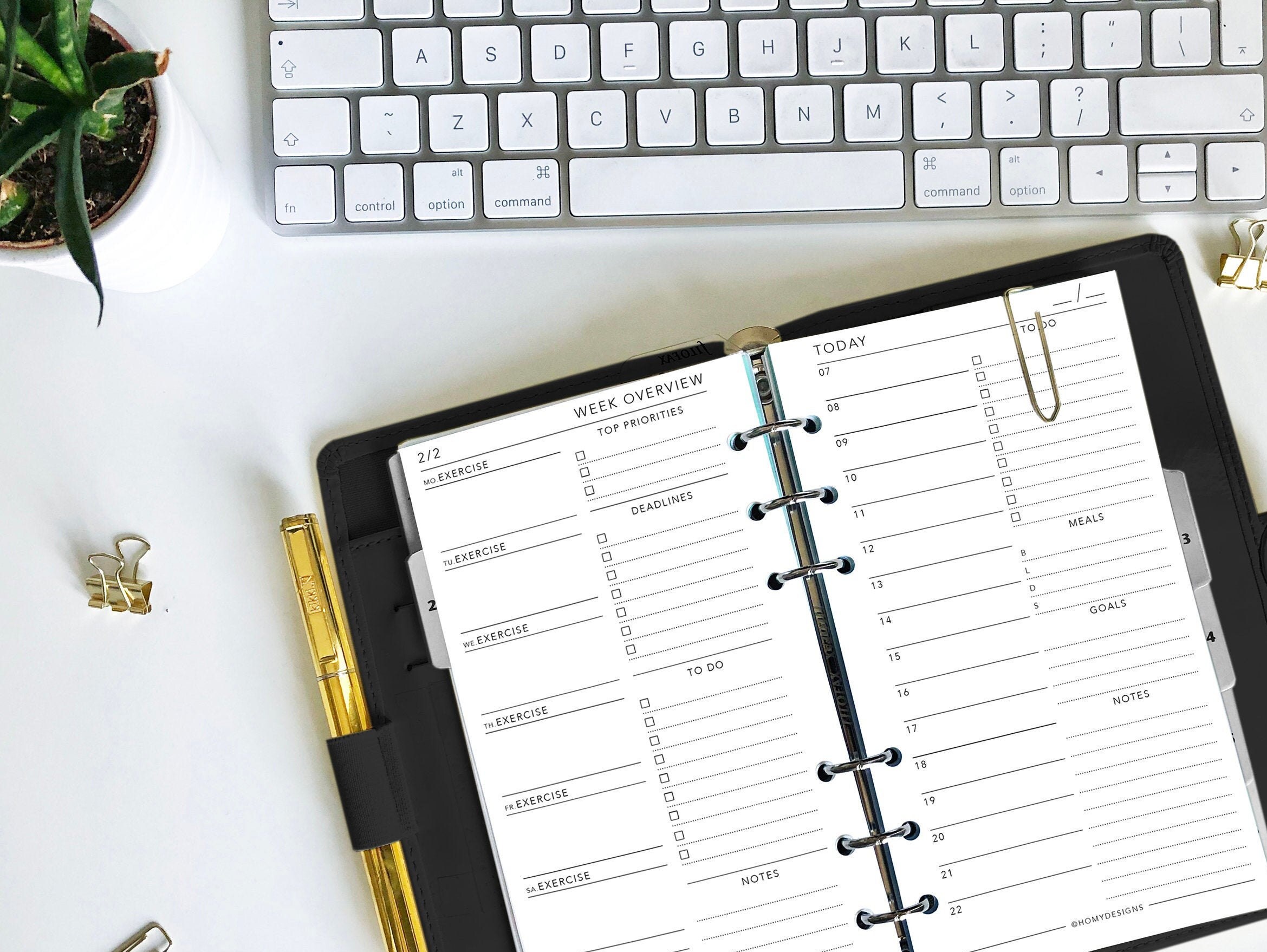 Work From Home Planner Daily Work Planner Calendar 2020 Etsy