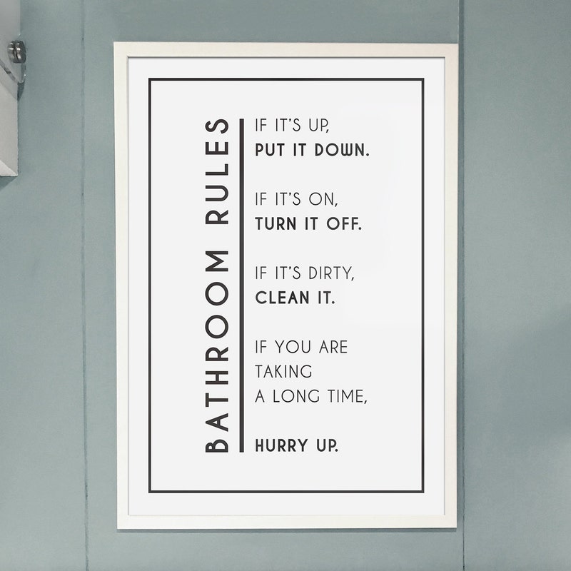 Printable Bathroom - Etsy