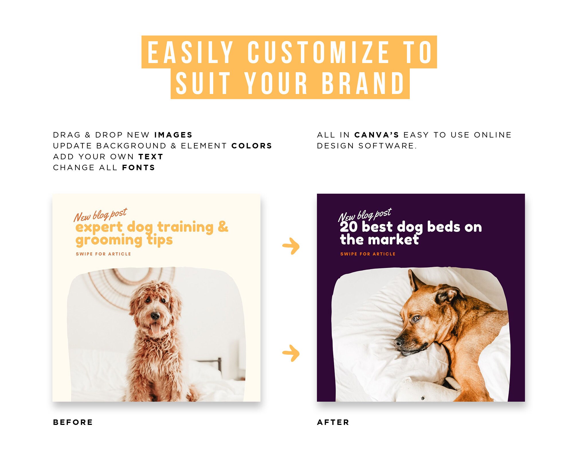PETS ENGAGEMENT BOOSTER Instagram Post Template Social Media Etsy