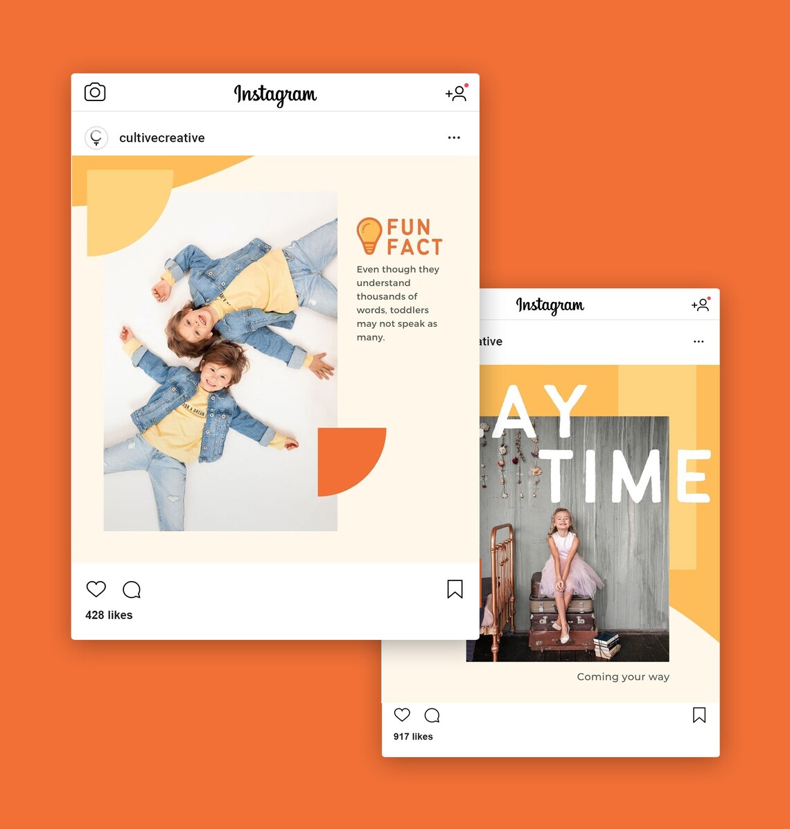 Kids Instagram Puzzle Template for Canva Bright Instagram Etsy