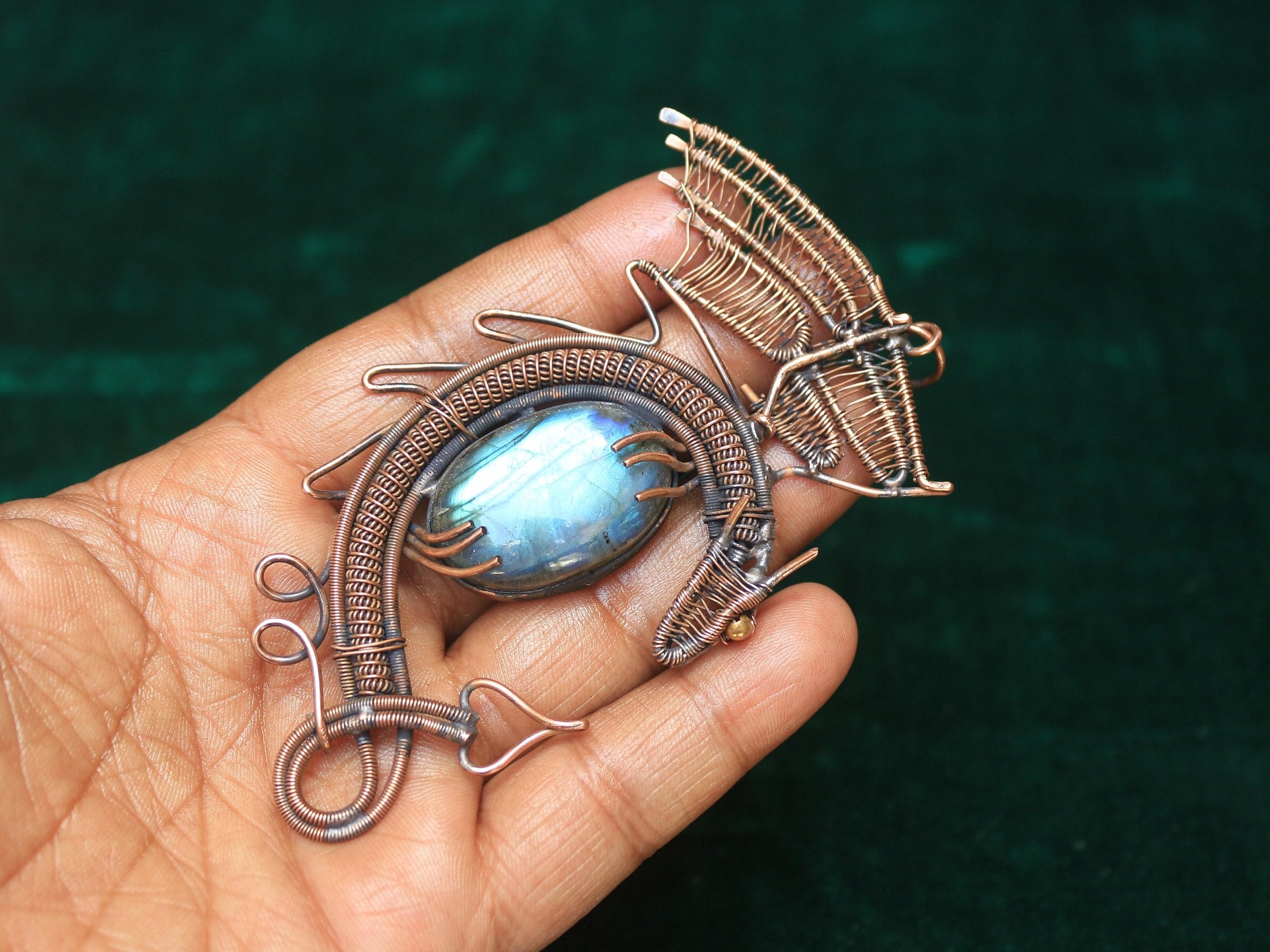 Dragon Eye Wire Wrap Tutorial Wire Wrapped Dragon Eye Wire Wrap