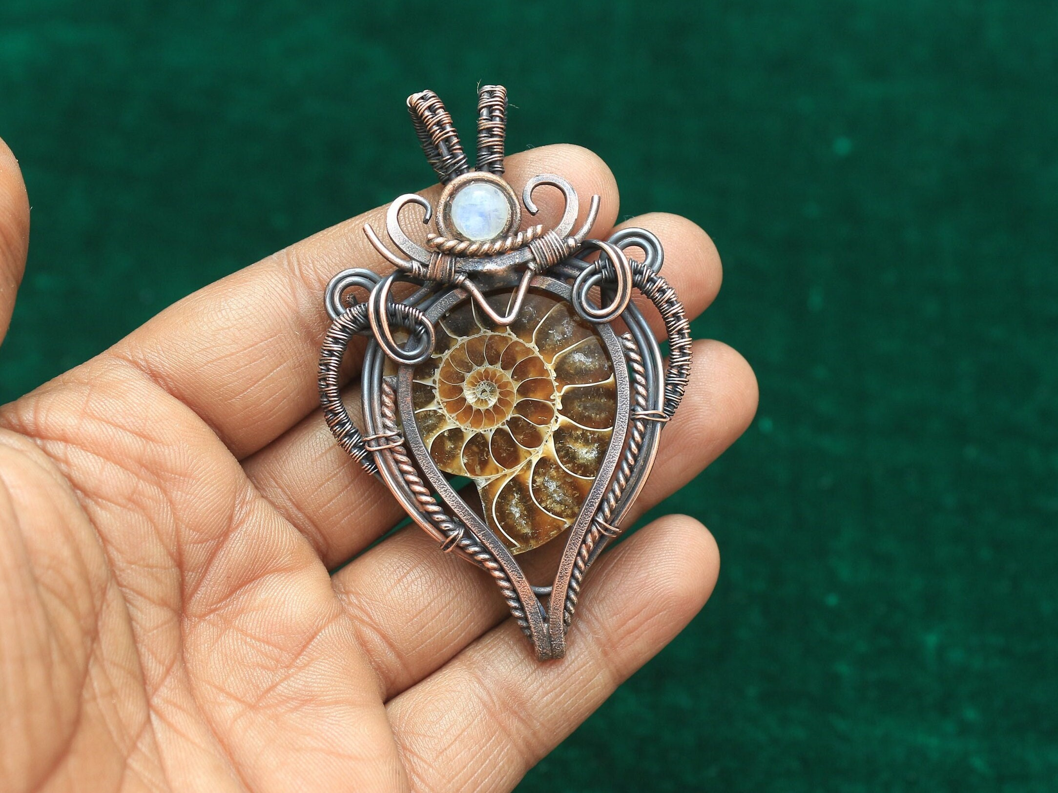 Steampunk wire wrapped jewelry best sale