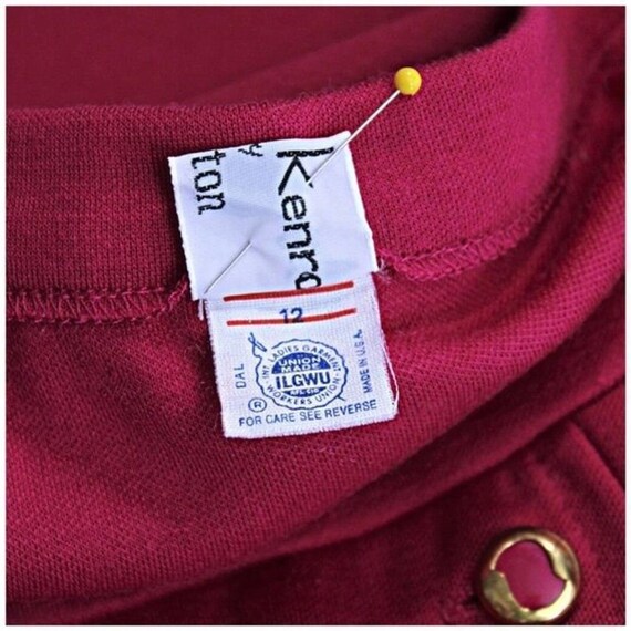 James Kenrob Skirt Wrap Heavy Knit Mid-Length Gra… - image 5