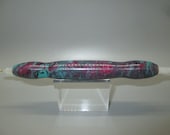 Handturned, Diamond Painting Pen, Turquoise, Black, Purple, Sparkle, Swirl, Stylus Pen, Alumilite