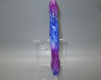 Handturned, Diamond Painting Pen, Purple, Blue, White, Sea Orchid, Stylus Pen, Acrylic.