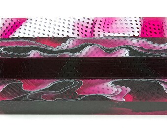 Handturned, Diamond Painting Pen, Rose, Pink, White, Black, Mesh, Swirl,  Stylus Pen, Acrylic.