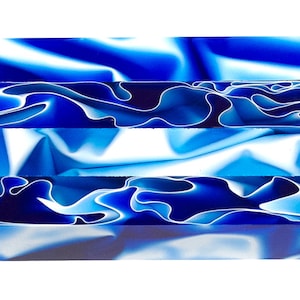 Stylo de peinture diamant, Baja Breeze, étincelle, tourbillon, foret, acrylique, tourné à la main.