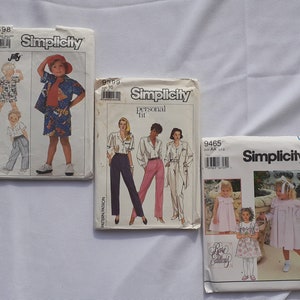 Old Vintage Simplicity Sewing Patterns 60s 70s 80s 90's - Etsy