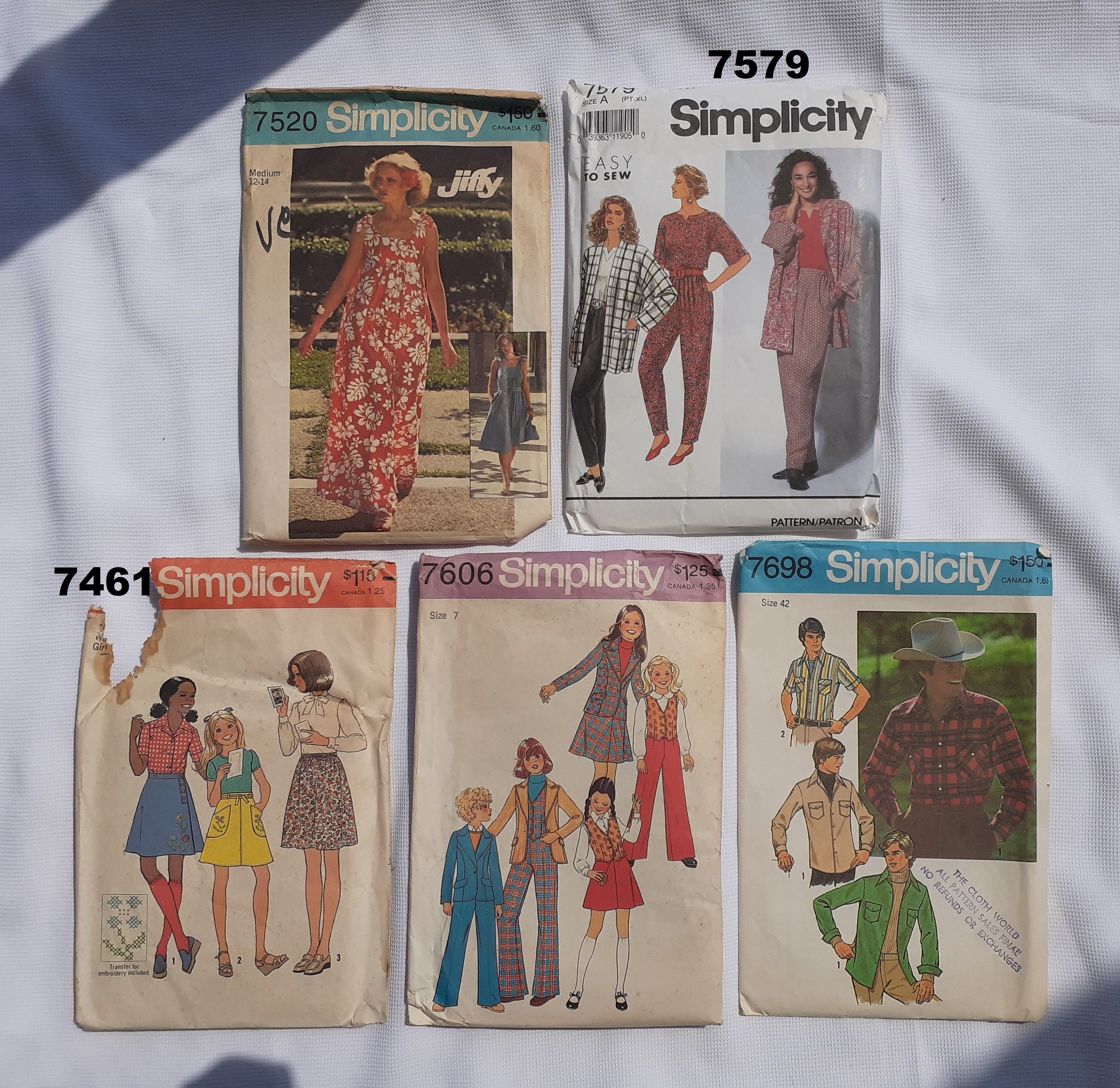 Old Vintage Simplicity Sewing Patterns 60s 70s 80s 90's | Etsy