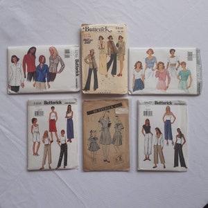 Old Vintage Butterick Sewing Patterns 40s, 50s, 60s, 70s, 80s 90s 00s Retro