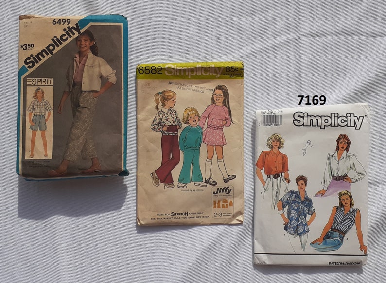 Old Vintage Simplicity Sewing Patterns 60s 70s 80s 90 s Etsy